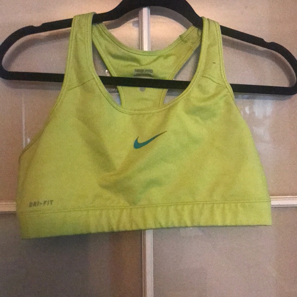 Nike Lime Green Sports Bra